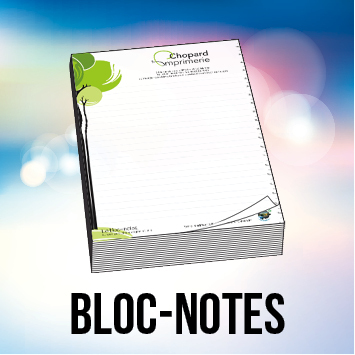 Sets de table / Sous-mains / Bloc-notes  Bloc-notes 