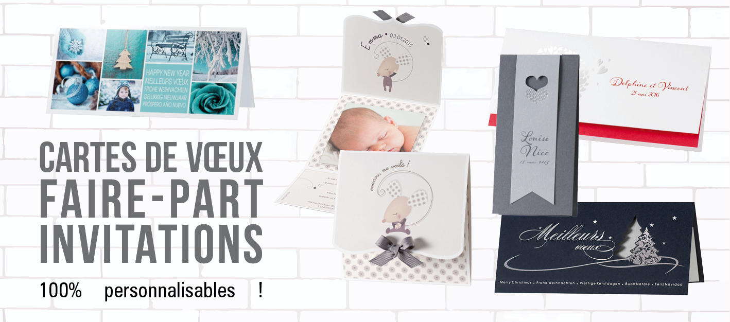 Cartes de Voeux / Faire-parts